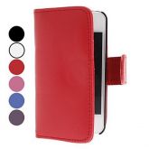 Capa de Couro PU elegante para o iPhone 4 e 4S (cores sortid