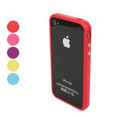 Case Pára-Choques com Botões de Metal para iPhone 4 e 4S